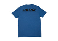 Men's RETAY Logo V-Neck Tee Royal Frost